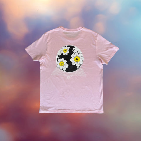 Shirt backprint bloemen - Outsider Apparel Store