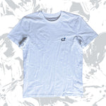 Shirtbackprint - Vlinder blauw